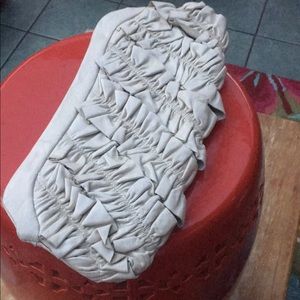 Arden B Leather Clutch